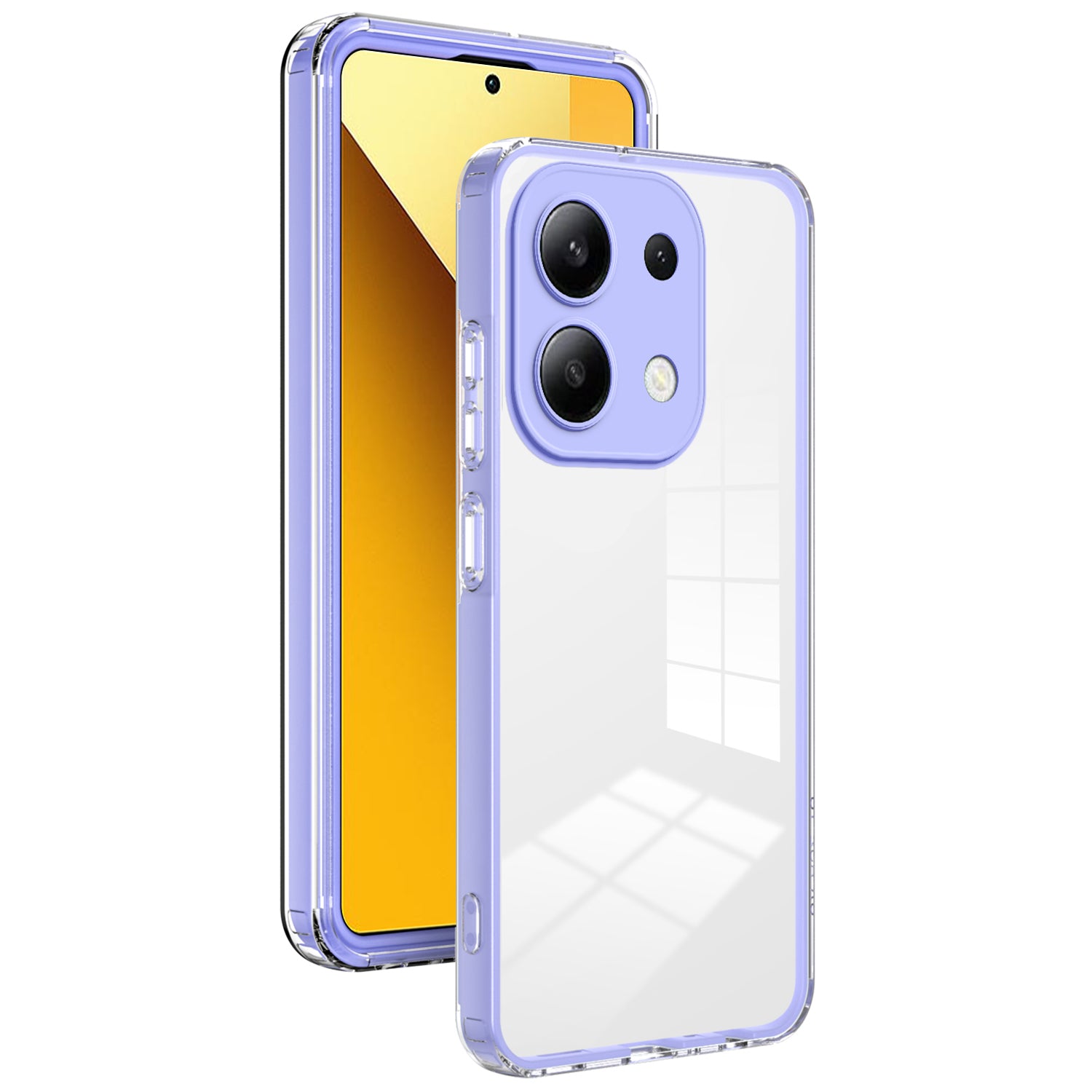 For Xiaomi Redmi Note 13 4G Shockproof Case TPU+PC Clear Phone Cover For Xiaomi Redmi Note 13 4G Shockproof Case TPU+PC Clear Phone Cover